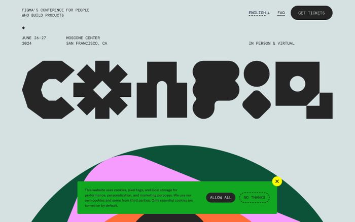 Inspirational website using Aperçu Mono and Whyte font