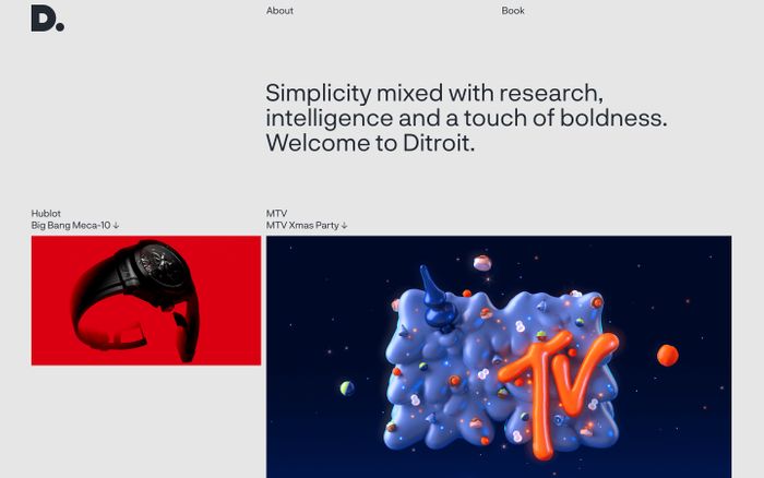 Inspirational website using Neurial Grotesk font