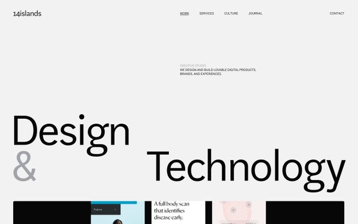 Inspirational website using Aften screen and Benton Sans font