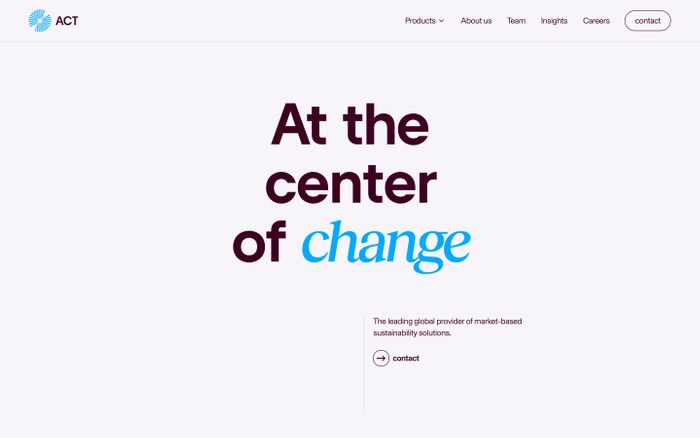 Inspirational website using Basel Grotesk and Reckless Neue font