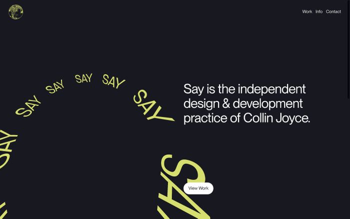 Inspirational website using Neue Montreal font