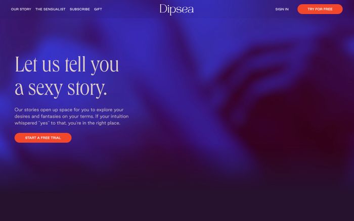 Screenshot of Dipsea website