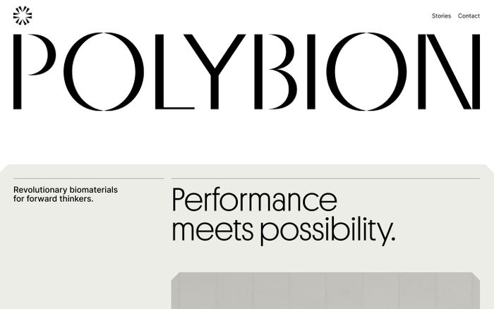 Screenshot of Polybion website