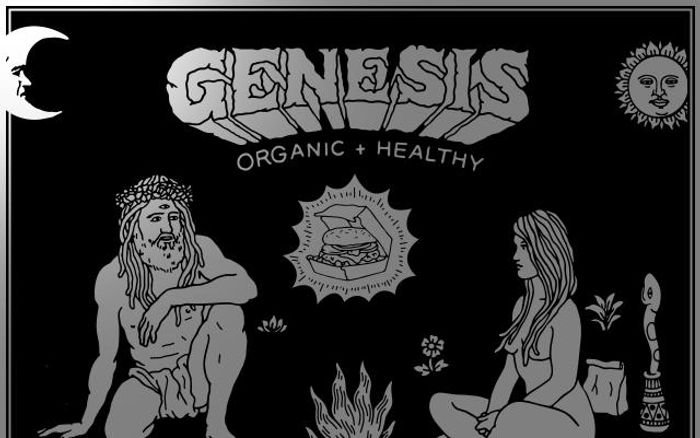 Screenshot of Eat Genesis website