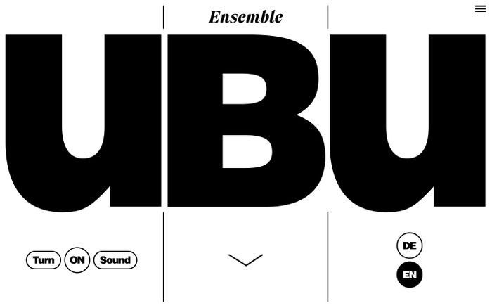 Inspirational website using Europa Grotesk and Suisse Works font