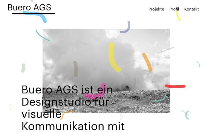 Screenshot of Buero-ags website