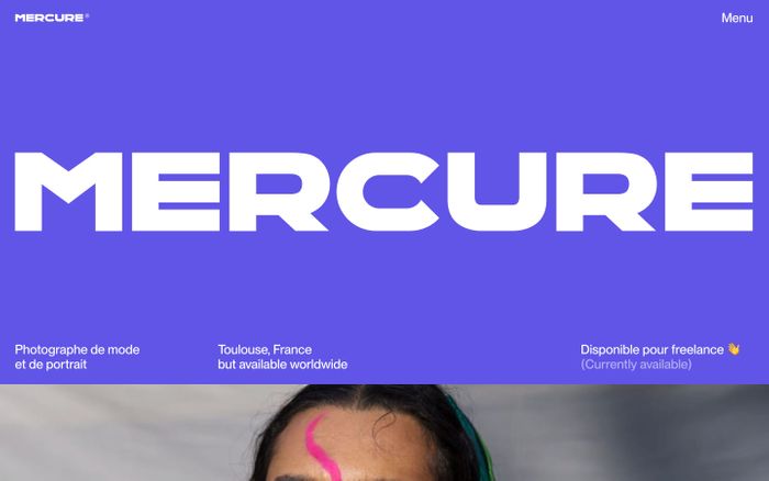 Inspirational website using Drag race and Neue Montreal font
