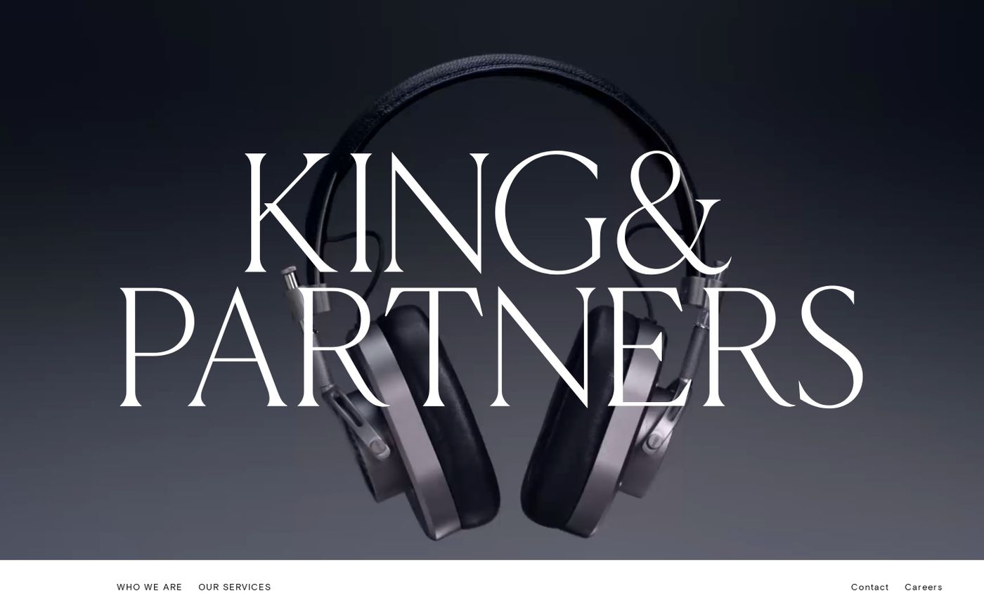 Screenshot of King & Partners website