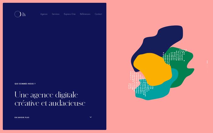 Inspirational website using Futura and Schnyder L font