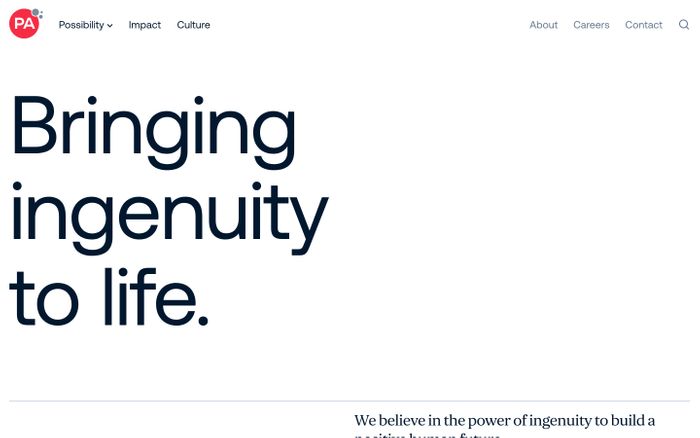 Inspirational website using Aeonik, Aeonik Fono and Orbikular font
