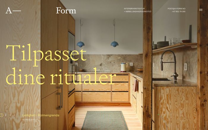 Inspirational website using Scto Grotesk A and Signifier font
