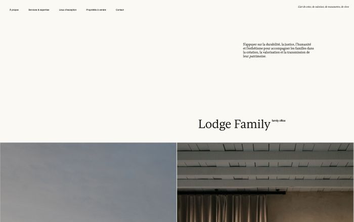 Inspirational website using Garibaldi, Helvetica, Mod and Open Sans font