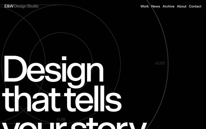 Inspirational website using Inter and Scto Grotesk A font