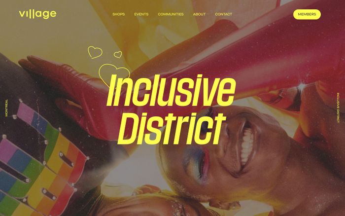 Inspirational website using Begum, Gascogne, Lydia and Maison Neue font