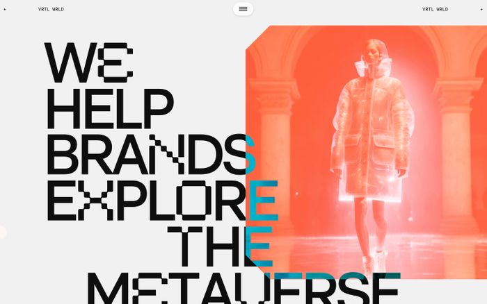 Inspirational website using Gridular, RM Mono and RM Neue font