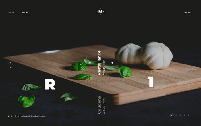 Inspirational website using Montserrat and Roboto font