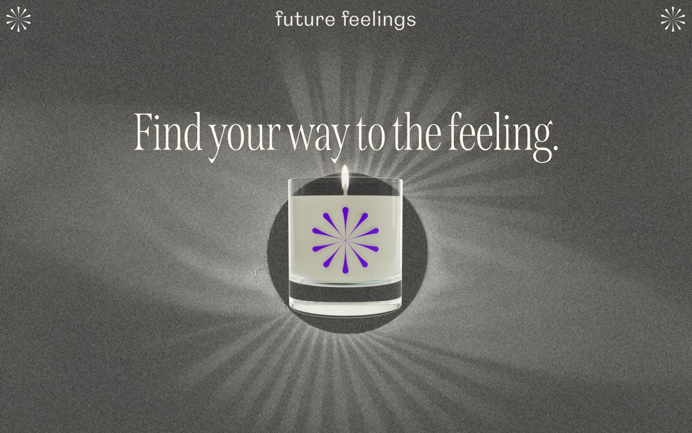 Screenshot of Future Feelings website