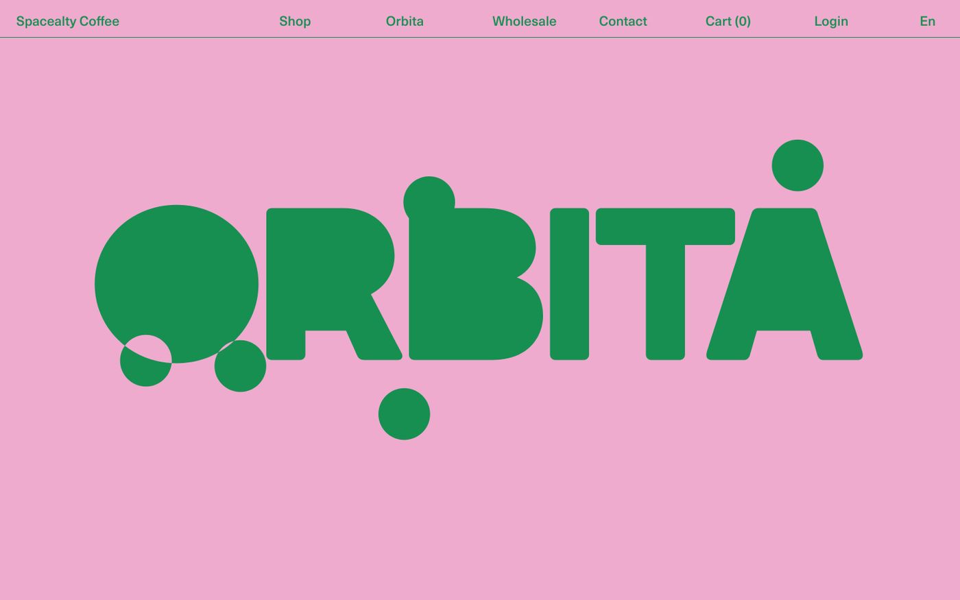 Screenshot of Orbita website