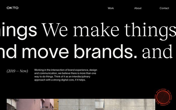 Inspirational website using Reckless and TWK Lausanne font