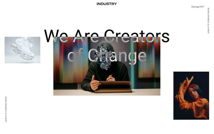 Screenshot of Industry website