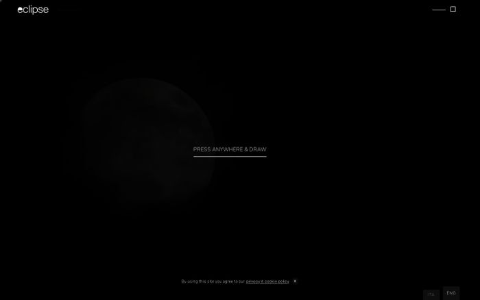 Screenshot of Eclipse SRL | Creative Digital Agency | Benevento, Italy website