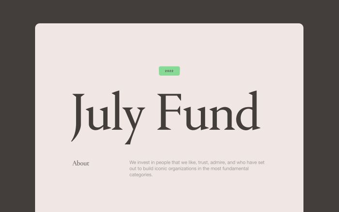 Inspirational website using Helvetica Neue and Portrait font
