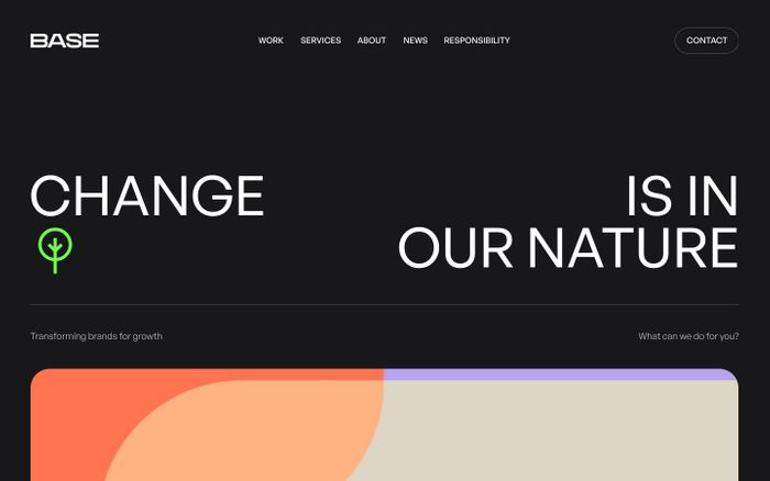 Inspirational website using General sans font