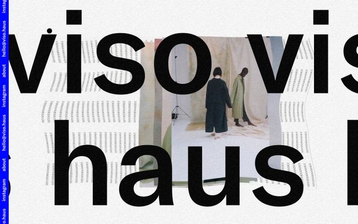 Screenshot of Viso Haus website