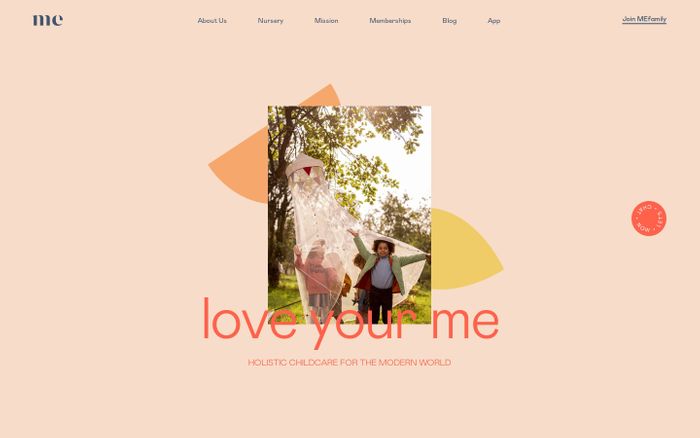 Inspirational website using Mabry font