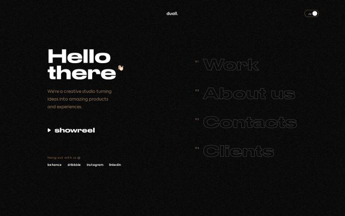 Inspirational website using Axiforma and Druk Wide font
