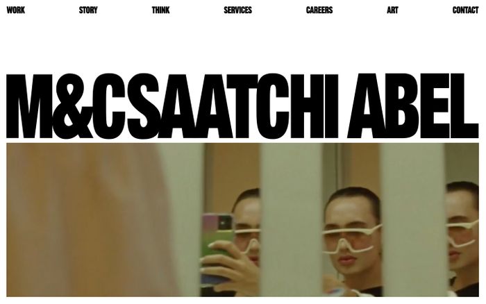 Inspirational website using MC Saatchi and Sofia font