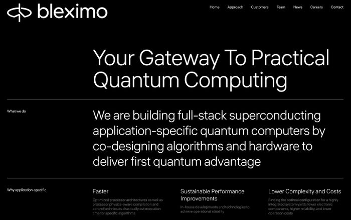 Screenshot of Bleximo website