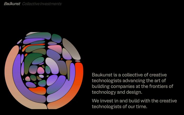 Screenshot of Baukunst website