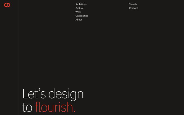 Inspirational website using IBM Plex Sans font