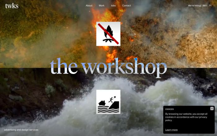 Inspirational website using Autaut Grotesk and Spezia Mono font