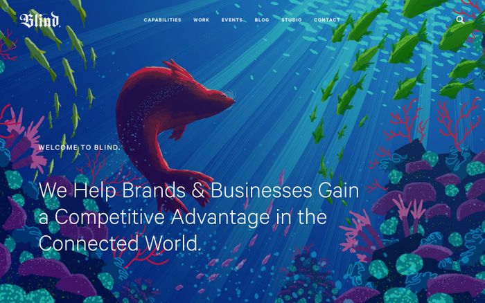Screenshot of Blind – Brand Strategy Design Consultancy. We Help Your Business Grow. website