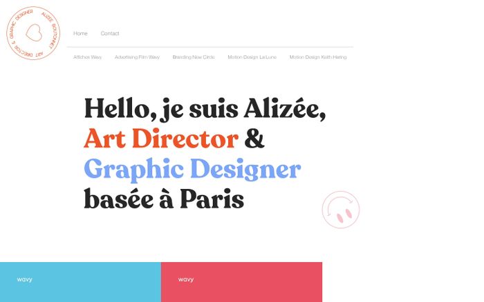 Inspirational website using Helvetica Neue and Recoleta font
