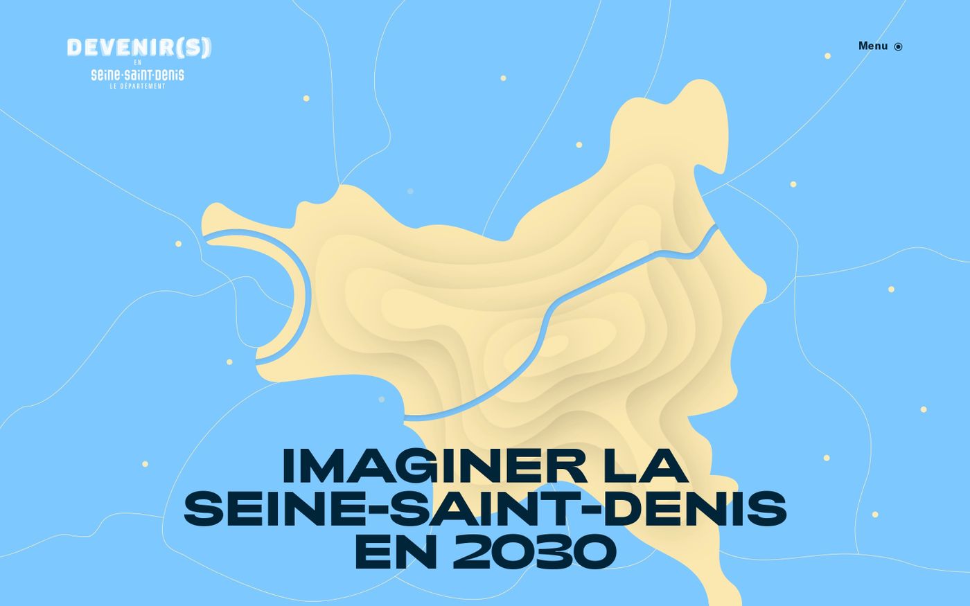 Screenshot of Imaginer la Seine-Saint-Denis en 2030 - Devenir(s) website