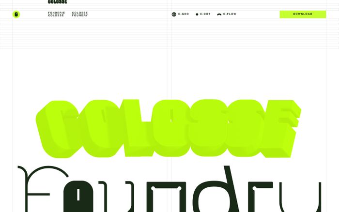 Inspirational website using Helvetica font