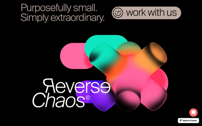 Screenshot of Reverse Chaos website