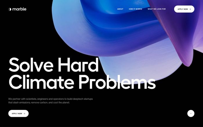 Inspirational website using Hellix and Neue Haas Grotesk font