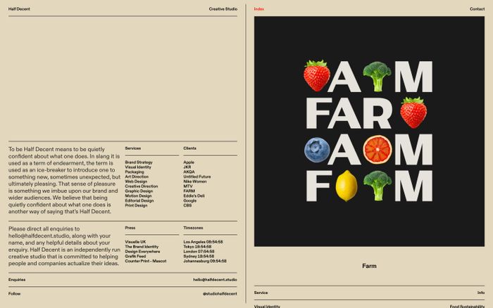 Inspirational website using ABC Diatype font
