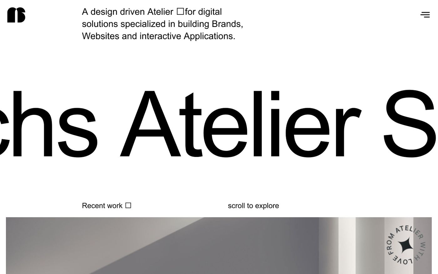 Screenshot of Atelier Sēchs website