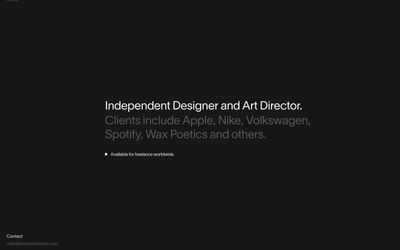 Inspirational website using TWK Lausanne font