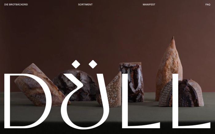 Inspirational website using Self modern font