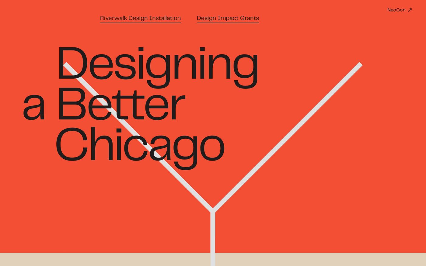 Screenshot of Designing a Better Chicago website