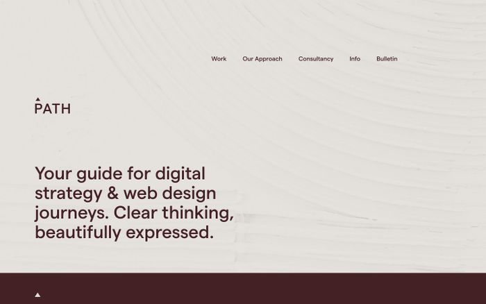 Screenshot of Path website