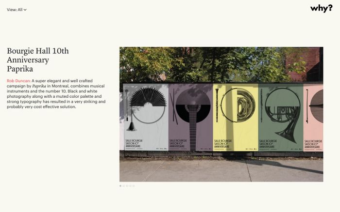 Inspirational website using Graphik and Lyon font