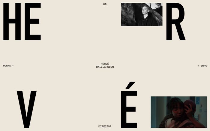 Inspirational website using DIN 1451 Engschrift and Suisse Int'l font
