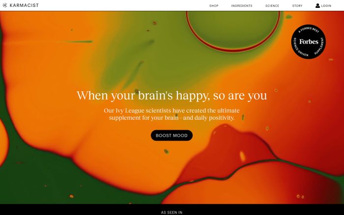 Inspirational website using Graphik and Reckless Neue font